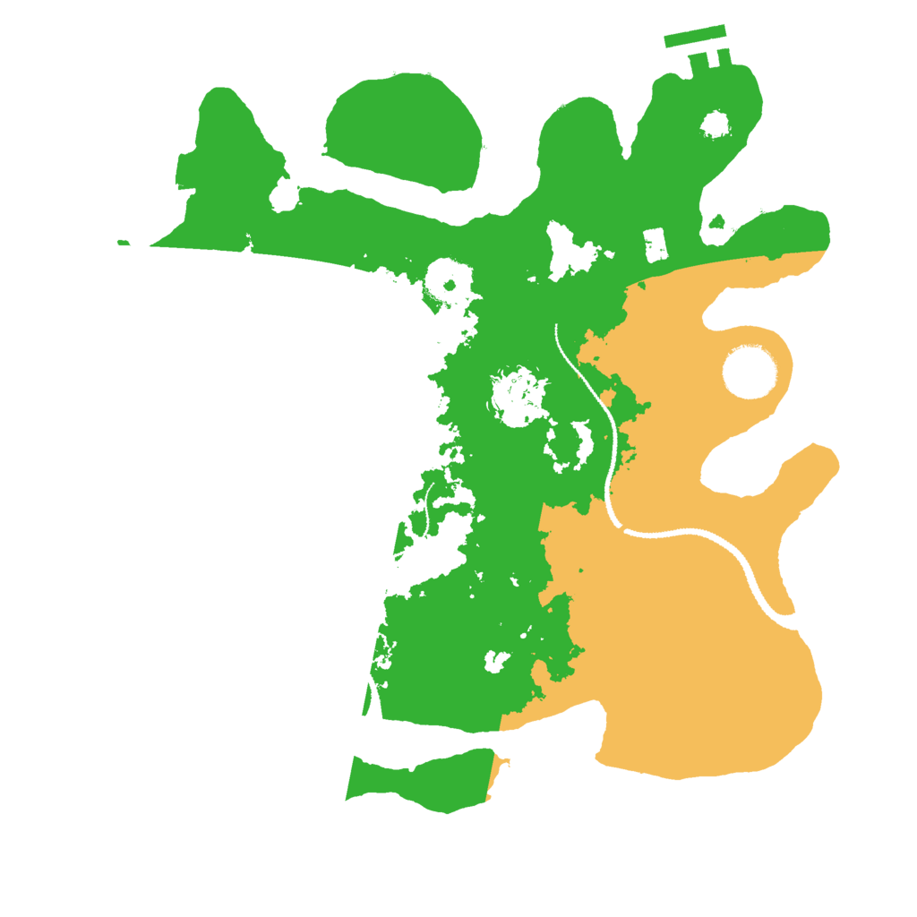 Biome Rust Map: Procedural Map, Size: 3000, Seed: 26647