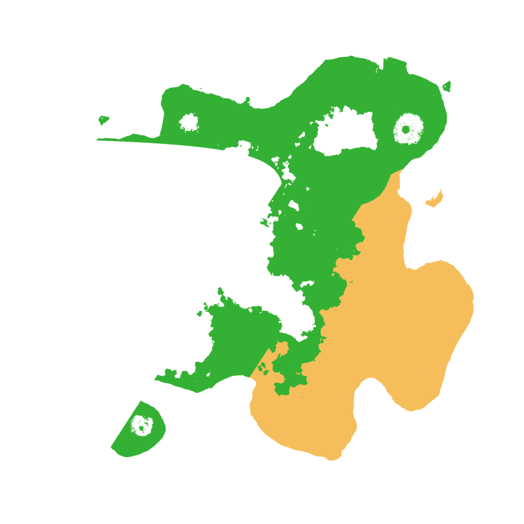 Biome Rust Map: Procedural Map, Size: 2600, Seed: 1600796054