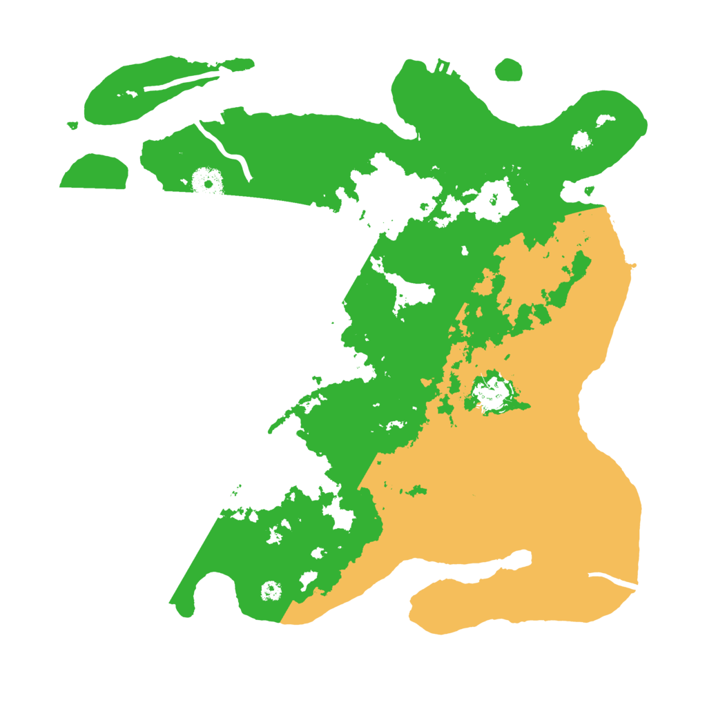 Biome Rust Map: Procedural Map, Size: 3500, Seed: 2031540681