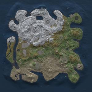Thumbnail Rust Map: Procedural Map, Size: 3500, Seed: 1714042041, 15 Monuments