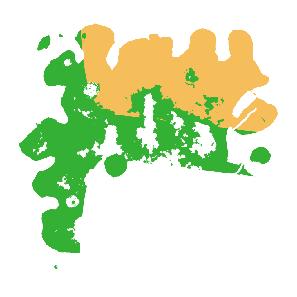 Biome Rust Map: Procedural Map, Size: 3600, Seed: 90261445