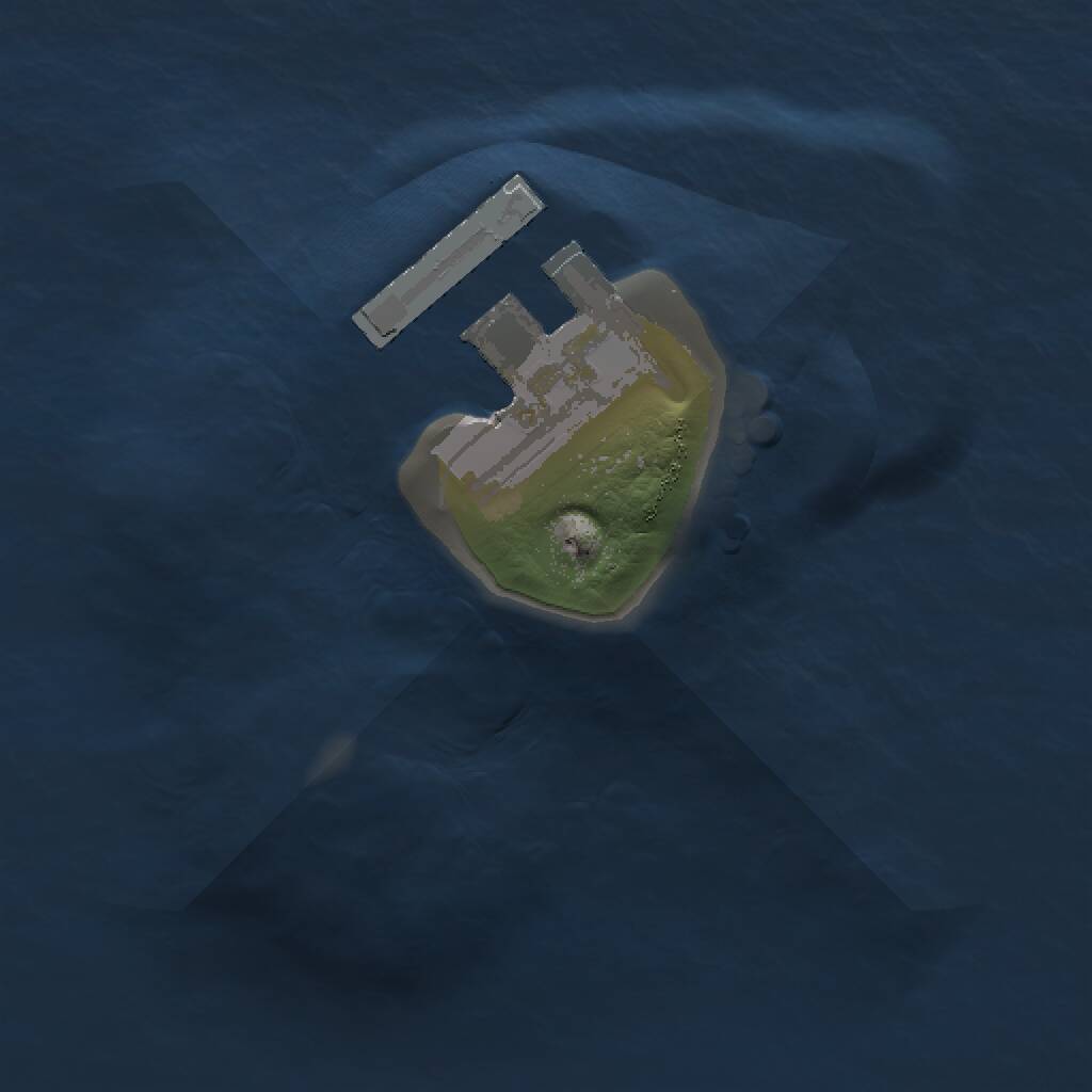 Rust Map: Procedural Map, Size: 1000, Seed: 1714042041, 2 Monuments