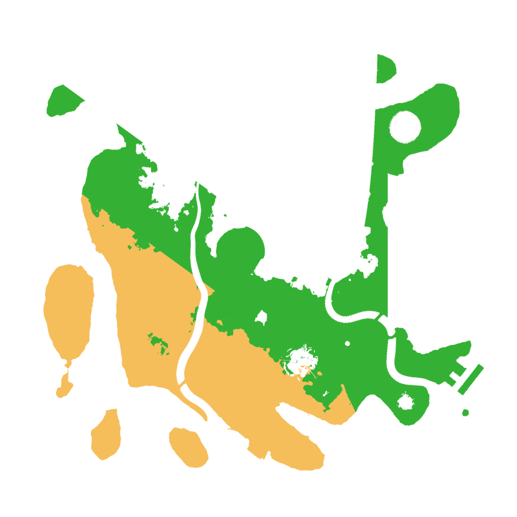 Biome Rust Map: Procedural Map, Size: 3000, Seed: 4653