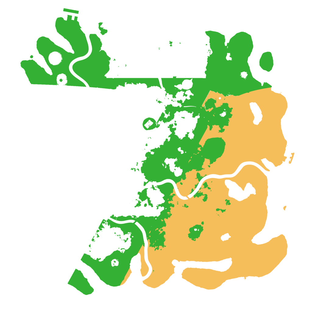 Biome Rust Map: Procedural Map, Size: 4100, Seed: 37515869