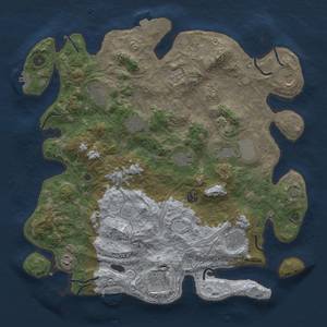 Thumbnail Rust Map: Procedural Map, Size: 4250, Seed: 25464673, 19 Monuments