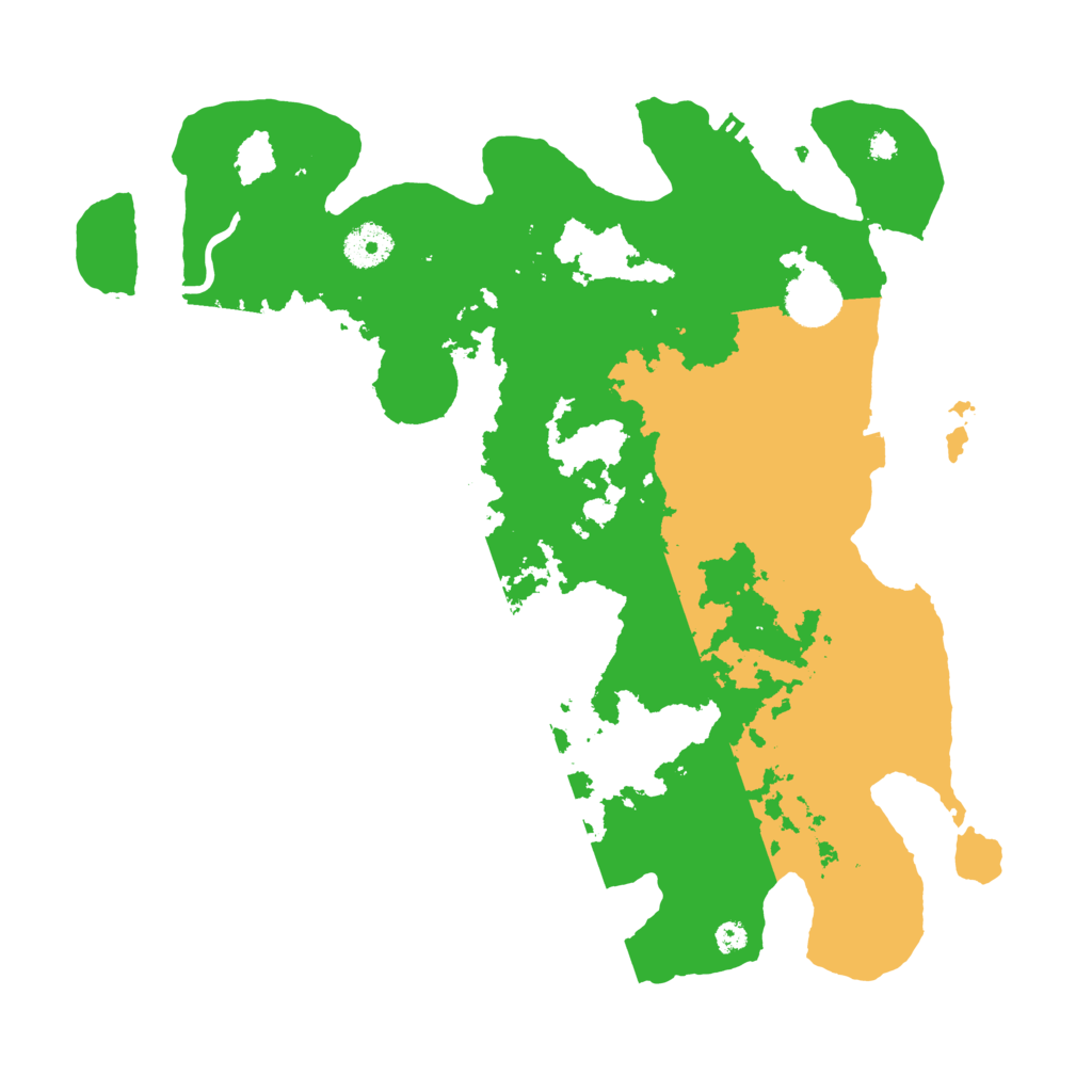 Biome Rust Map: Procedural Map, Size: 3600, Seed: 969244249