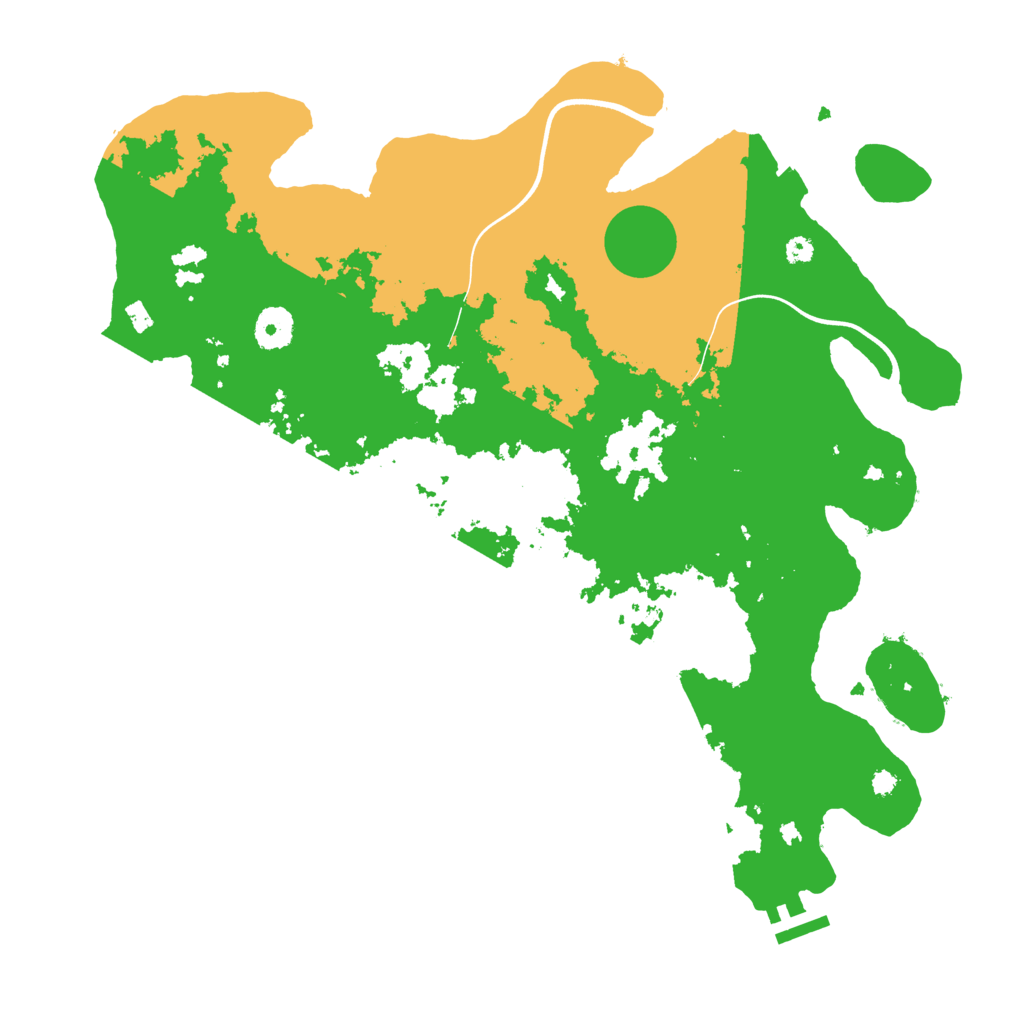 Biome Rust Map: Procedural Map, Size: 3750, Seed: 22136