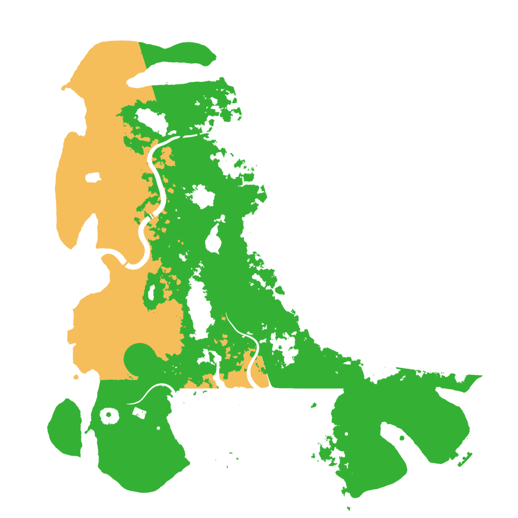Biome Rust Map: Procedural Map, Size: 4250, Seed: 736725794