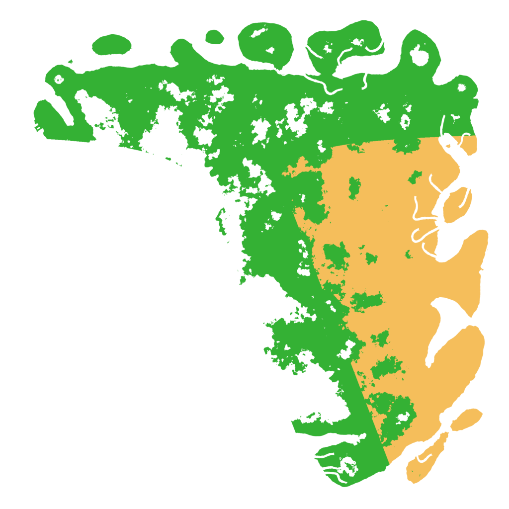 Biome Rust Map: Procedural Map, Size: 6000, Seed: 832793