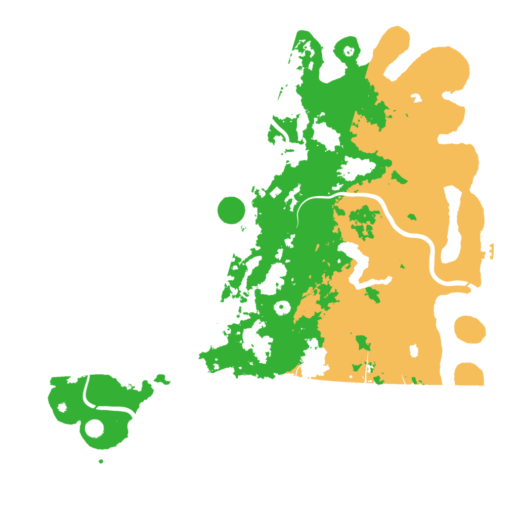 Biome Rust Map: Procedural Map, Size: 5000, Seed: 480159352