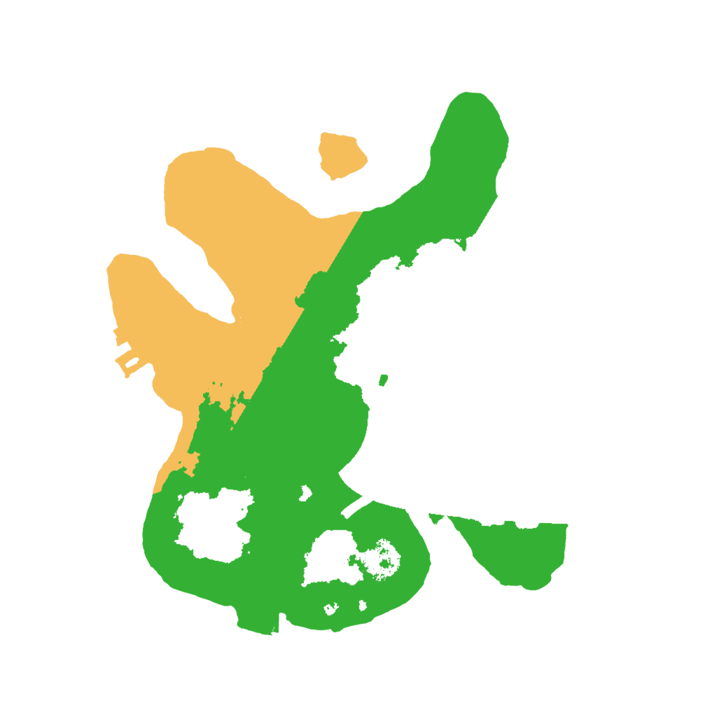 Biome Rust Map: Procedural Map, Size: 2000, Seed: 73915