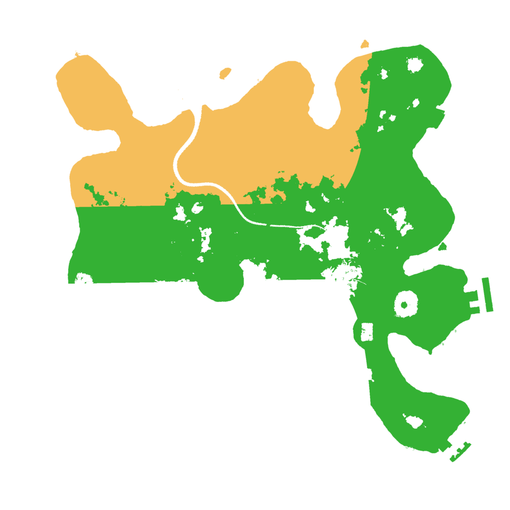 Biome Rust Map: Procedural Map, Size: 3000, Seed: 1122345