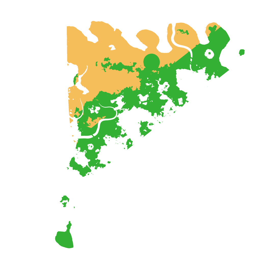 Biome Rust Map: Procedural Map, Size: 4250, Seed: 1444803282