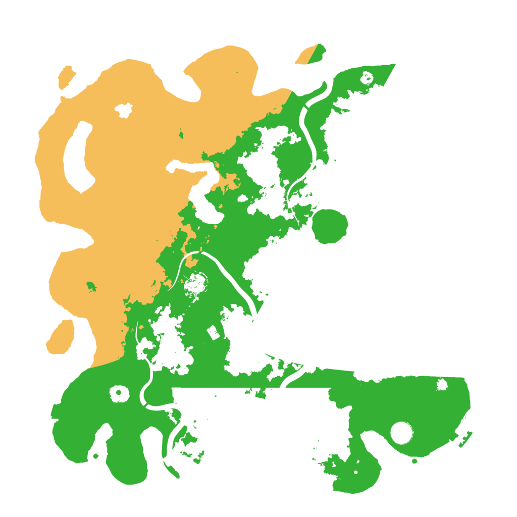 Biome Rust Map: Procedural Map, Size: 4100, Seed: 45465