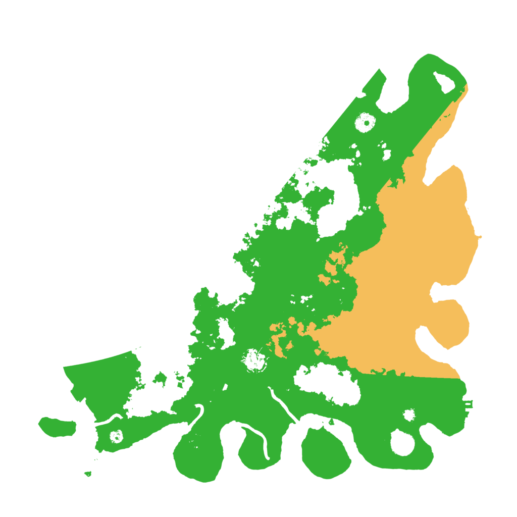 Biome Rust Map: Procedural Map, Size: 4000, Seed: 888641189