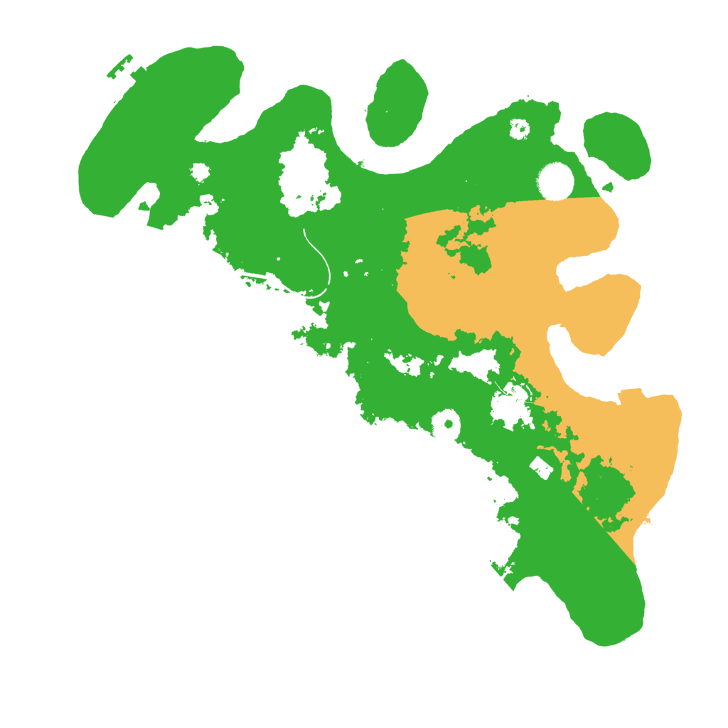Biome Rust Map: Procedural Map, Size: 3500, Seed: 259951026