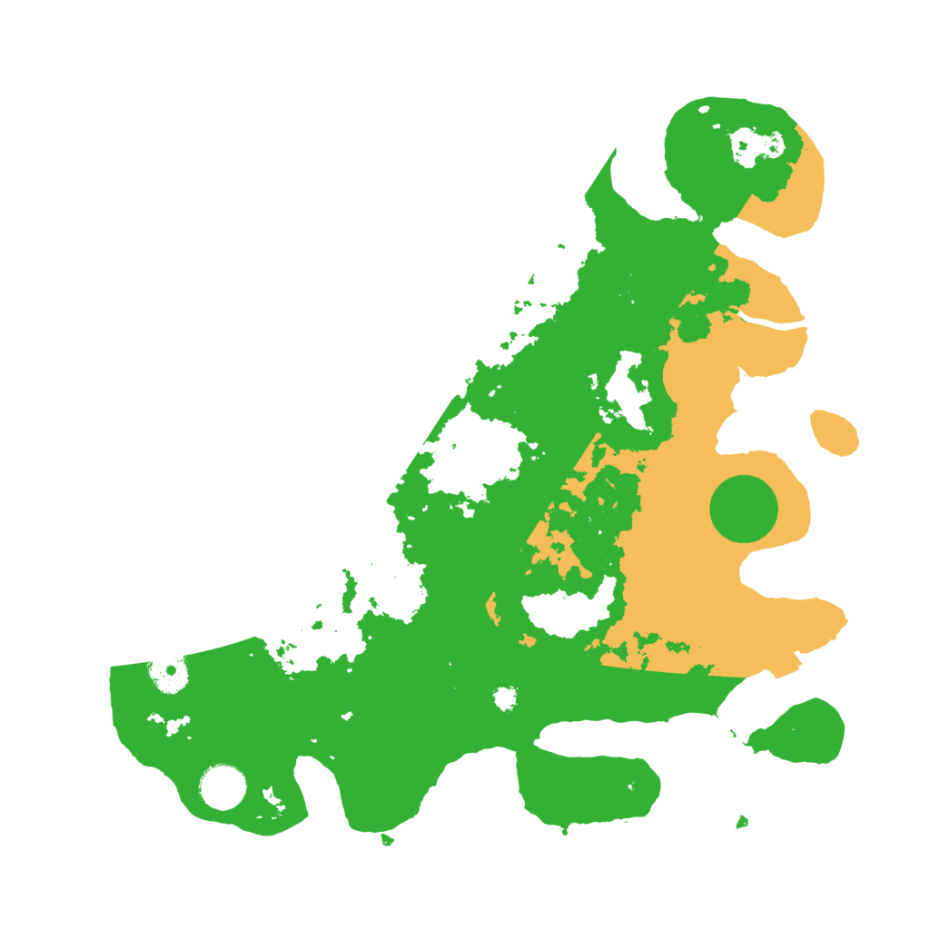 Biome Rust Map: Procedural Map, Size: 3600, Seed: 37255782