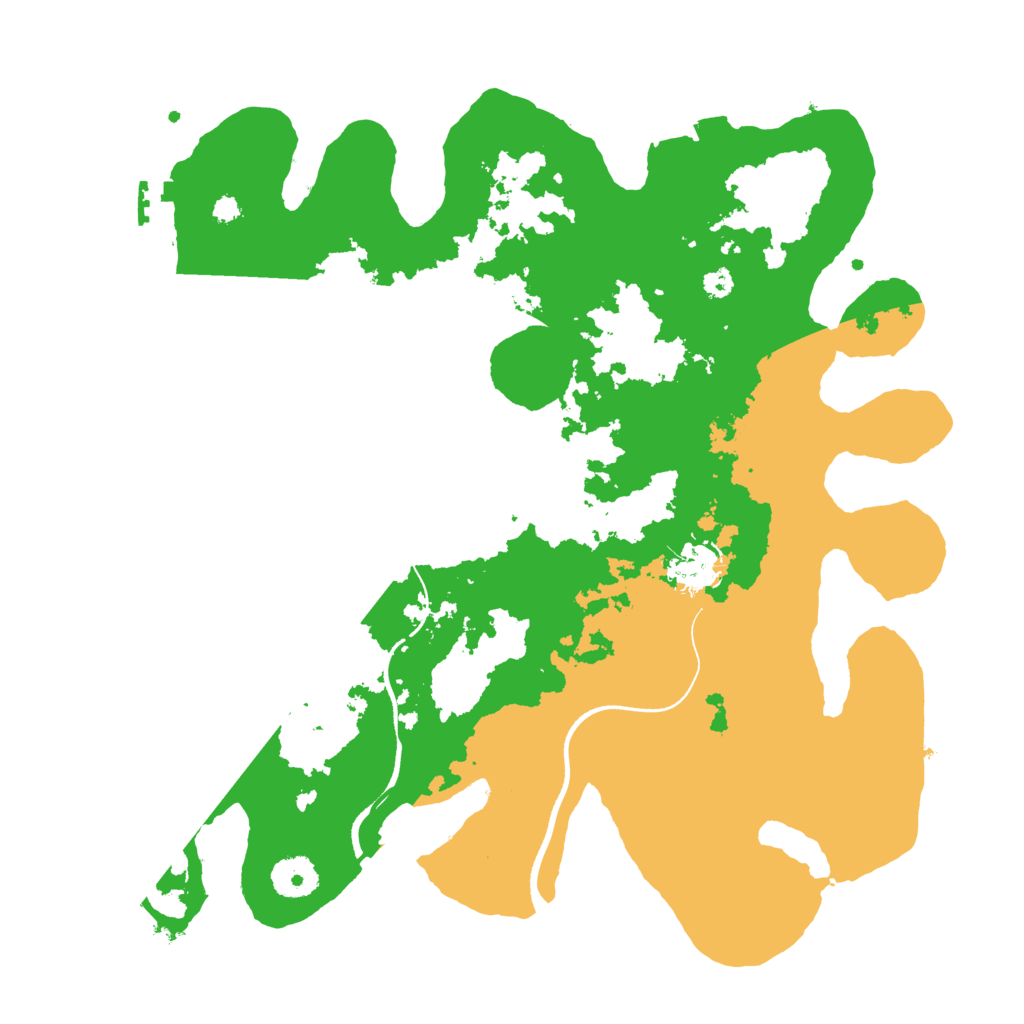 Biome Rust Map: Procedural Map, Size: 3500, Seed: 1547789425