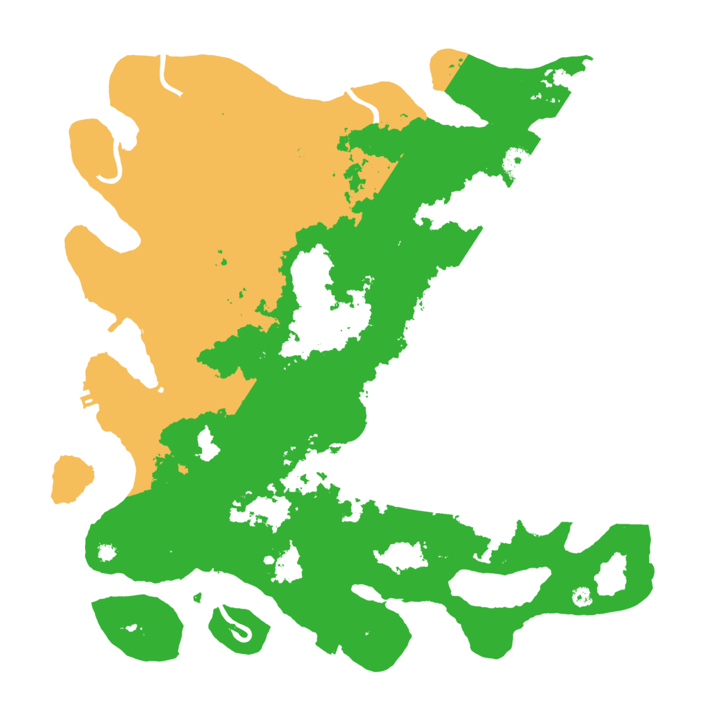 Biome Rust Map: Procedural Map, Size: 3700, Seed: 93891080