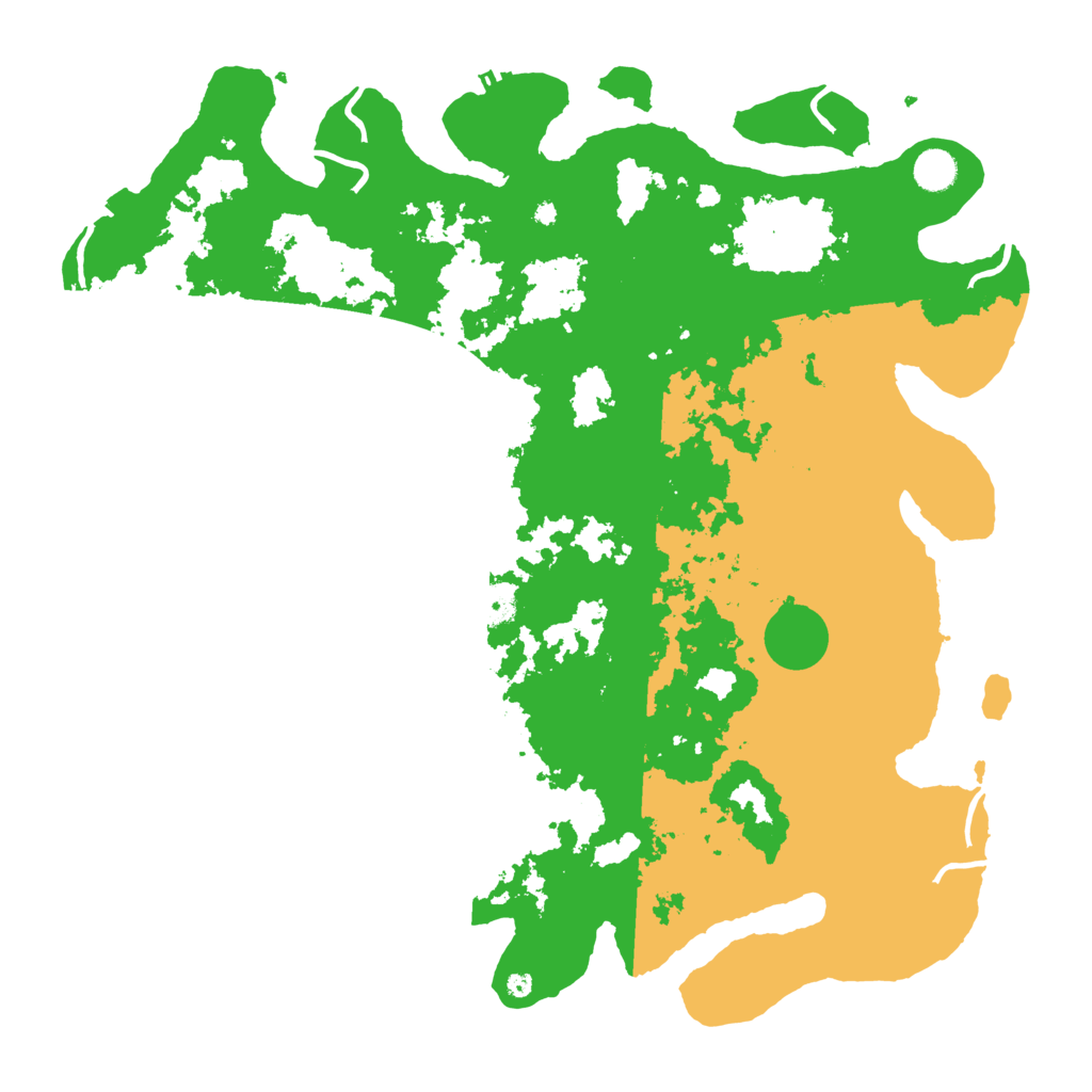 Biome Rust Map: Procedural Map, Size: 4500, Seed: 1999215882