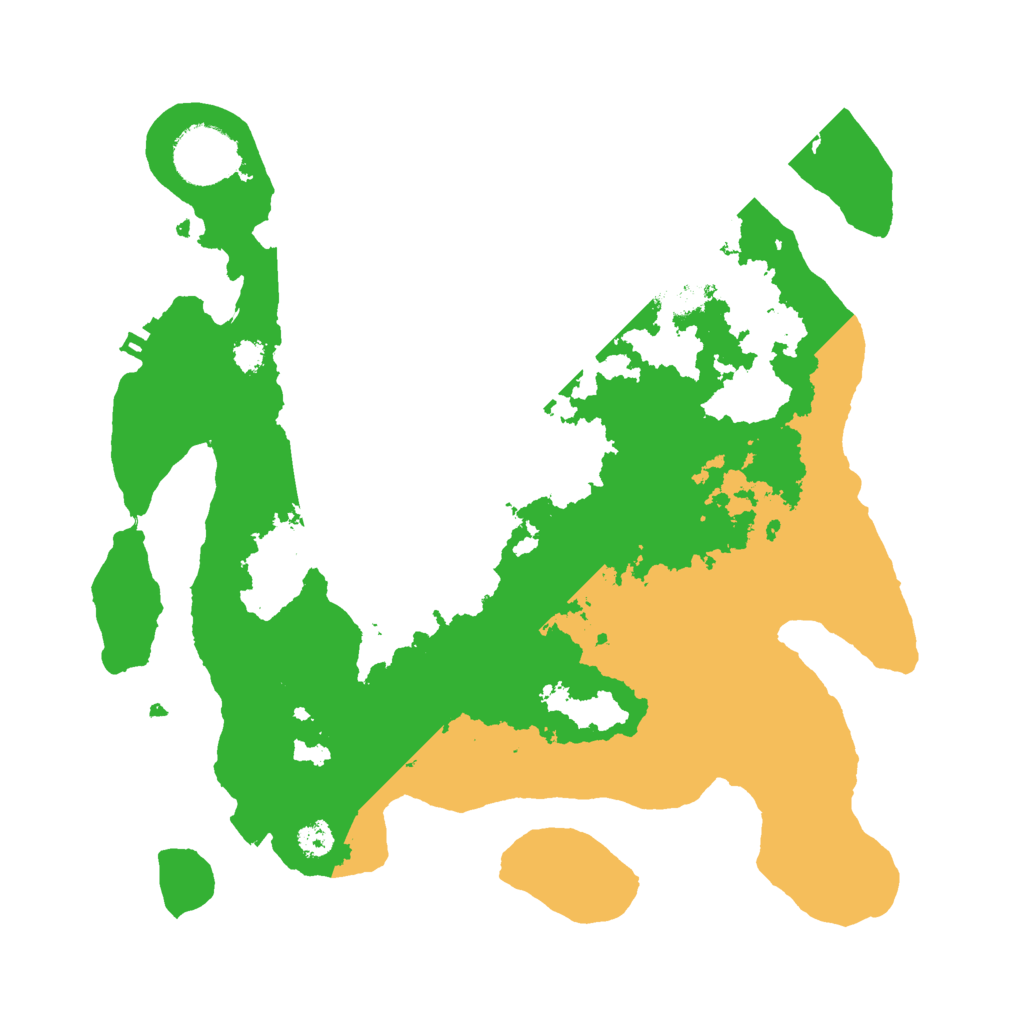 Biome Rust Map: Procedural Map, Size: 3000, Seed: 12933