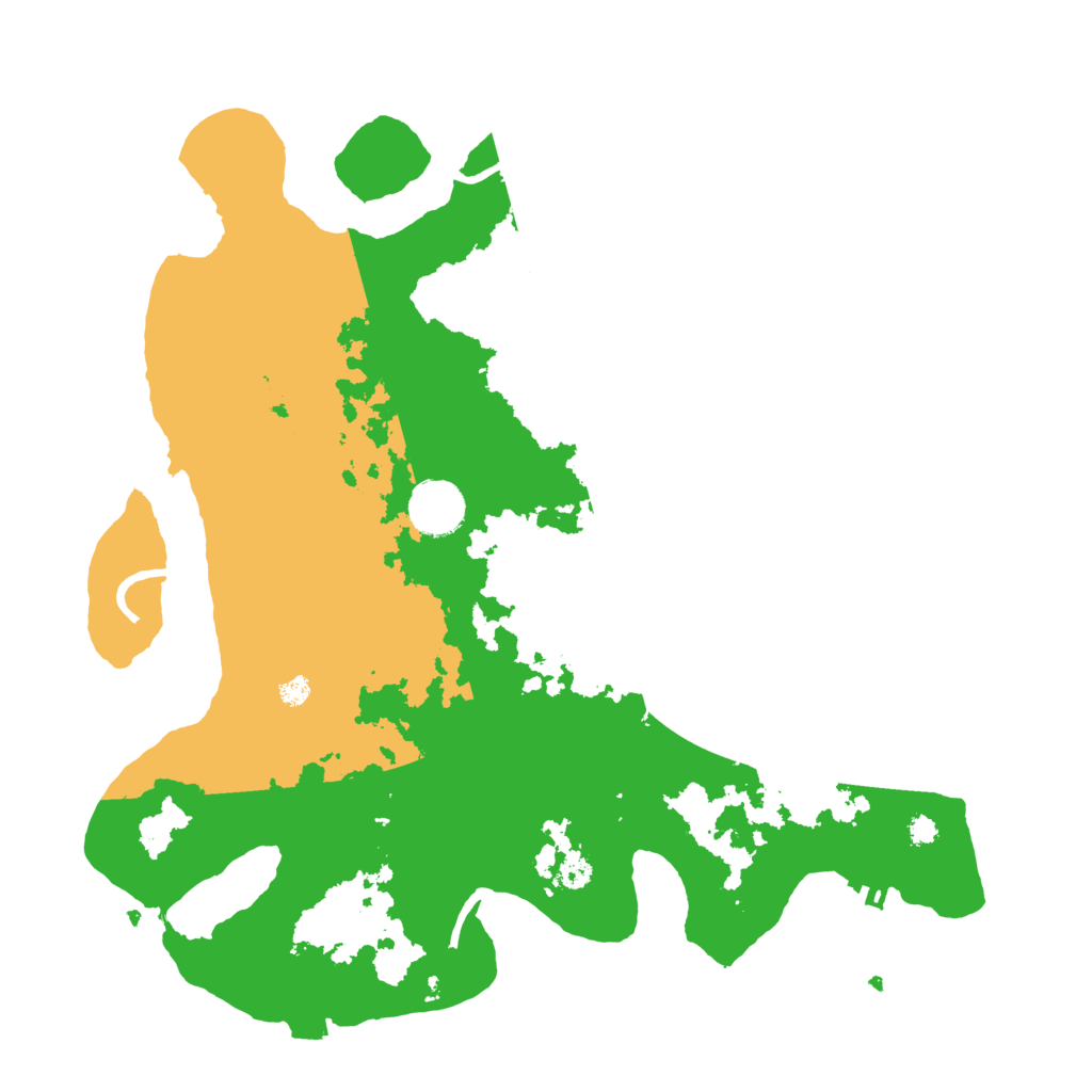 Biome Rust Map: Procedural Map, Size: 3500, Seed: 990287