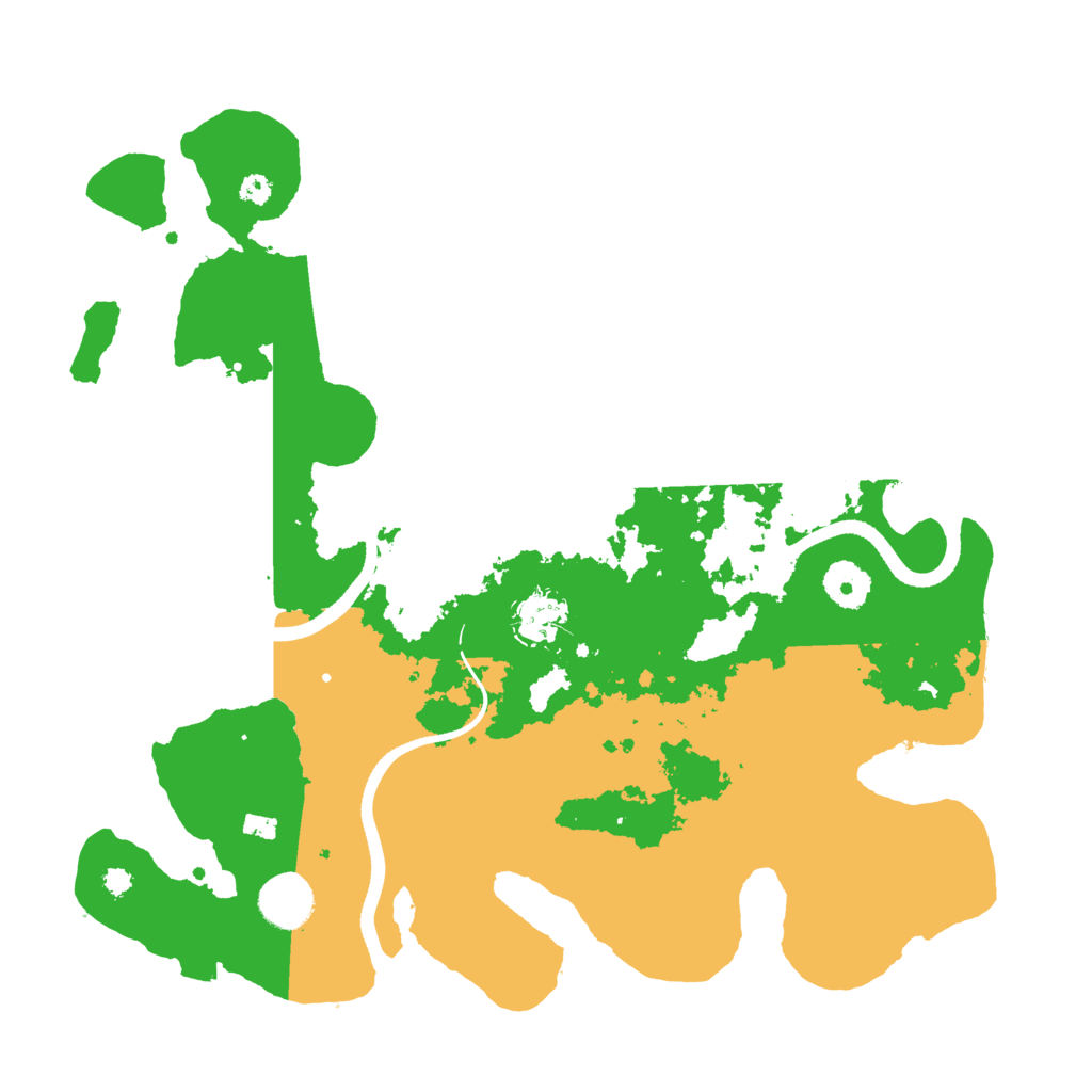 Biome Rust Map: Procedural Map, Size: 3550, Seed: 59940095