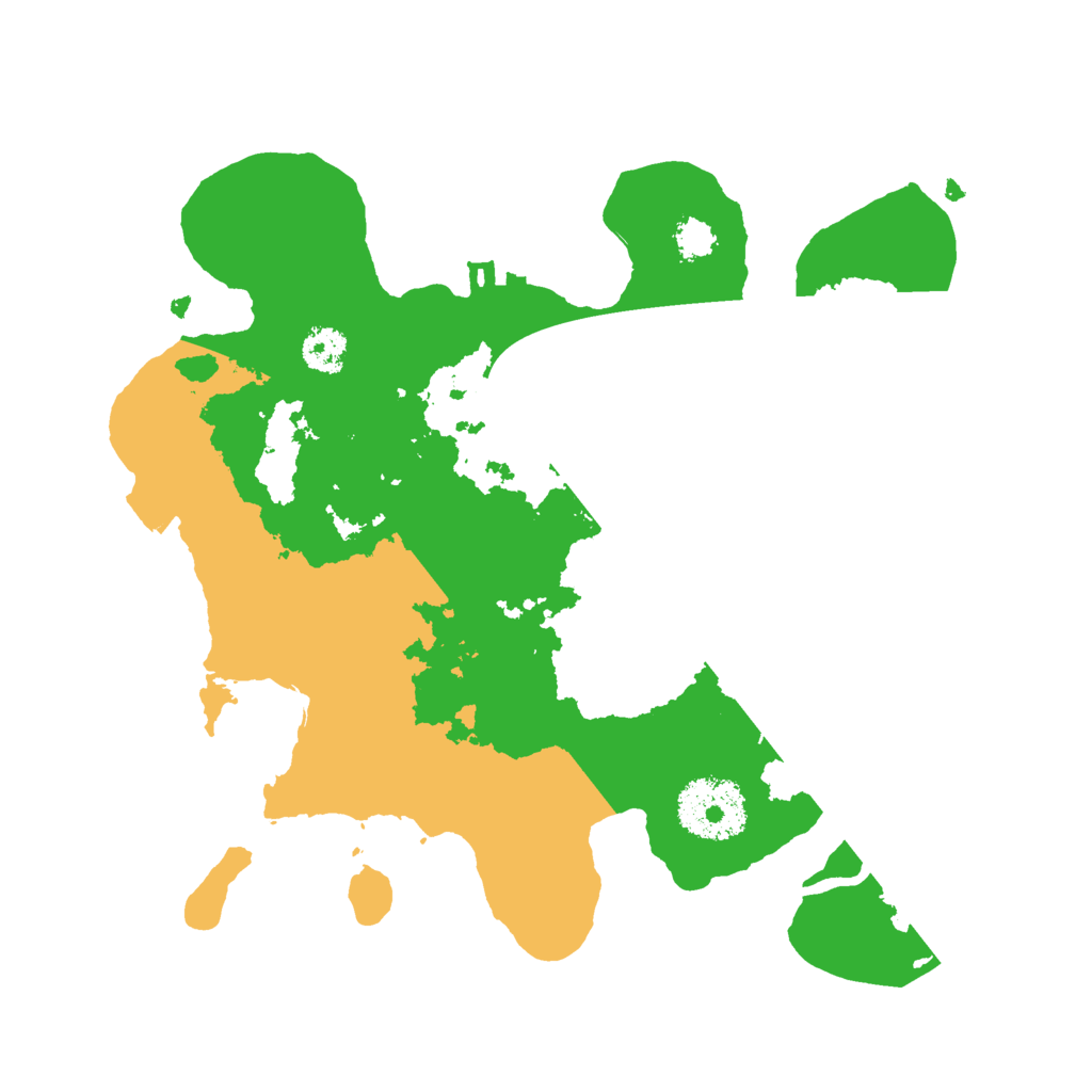 Biome Rust Map: Procedural Map, Size: 2500, Seed: 9371337