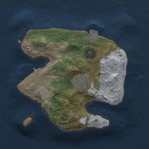 Thumbnail Rust Map: Procedural Map, Size: 2000, Seed: 873868508, 7 Monuments