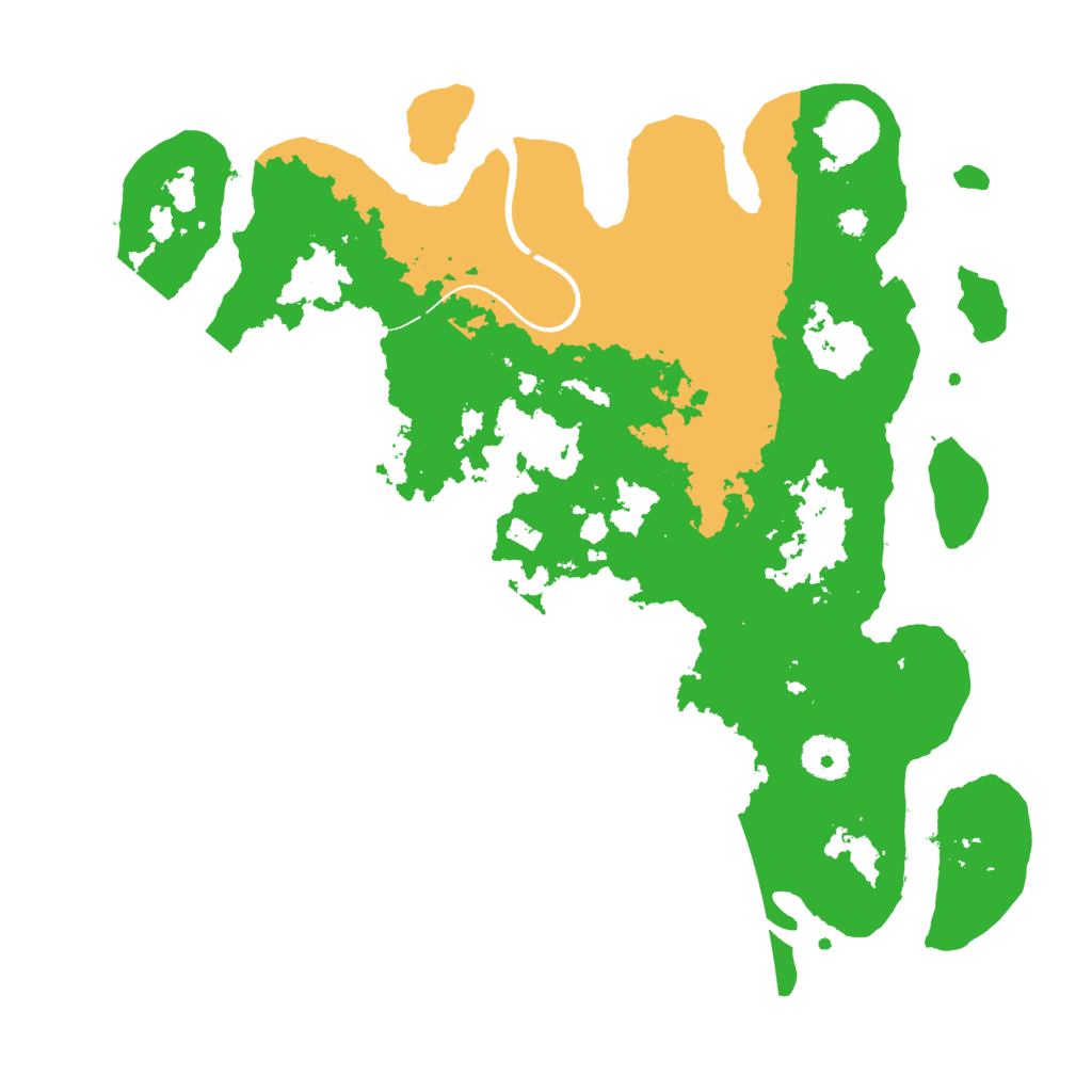 Biome Rust Map: Procedural Map, Size: 3500, Seed: 75138651
