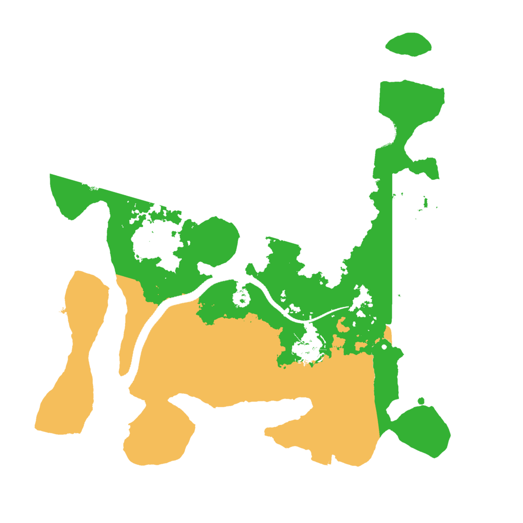 Biome Rust Map: Procedural Map, Size: 3000, Seed: 615333