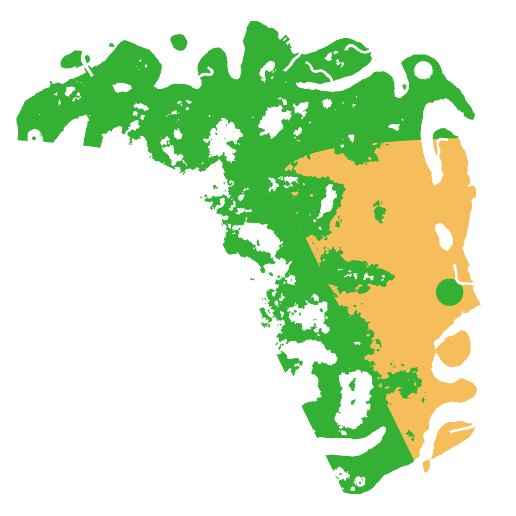 Biome Rust Map: Procedural Map, Size: 5000, Seed: 9000