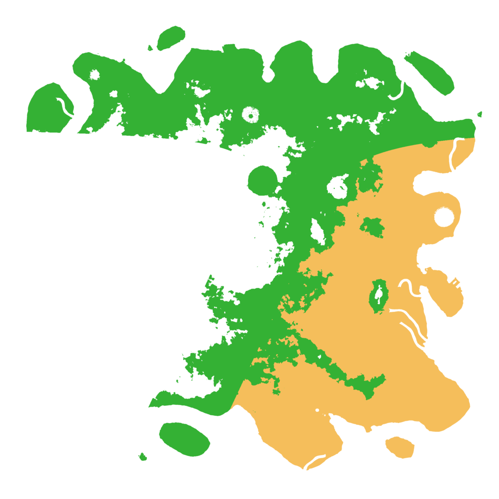 Biome Rust Map: Procedural Map, Size: 4500, Seed: 1354901775