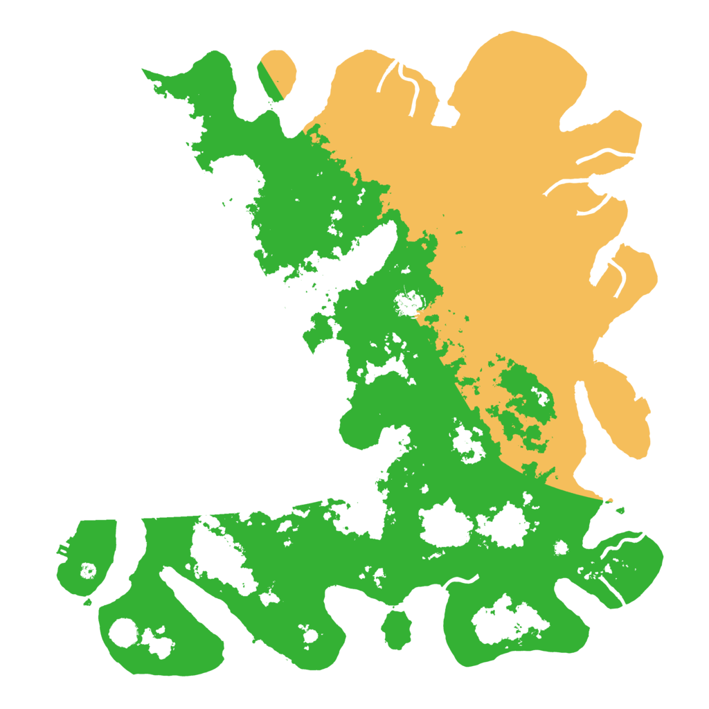 Biome Rust Map: Procedural Map, Size: 4500, Seed: 528761824