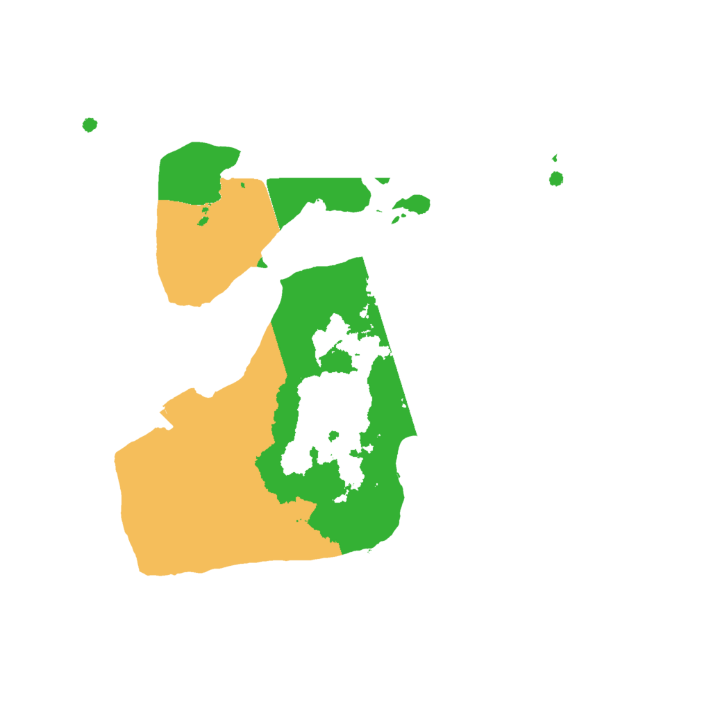Biome Rust Map: Procedural Map, Size: 2000, Seed: 1514507135