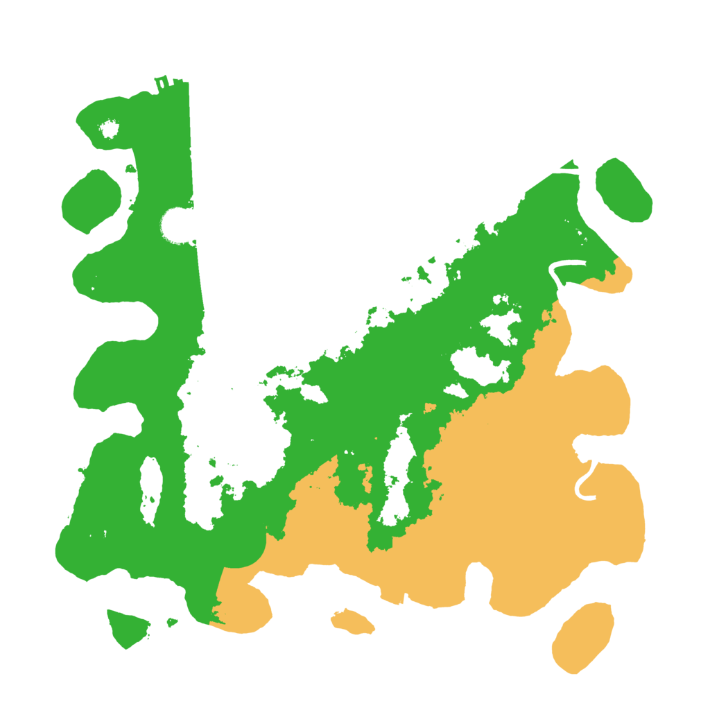 Biome Rust Map: Procedural Map, Size: 3500, Seed: 1395303598