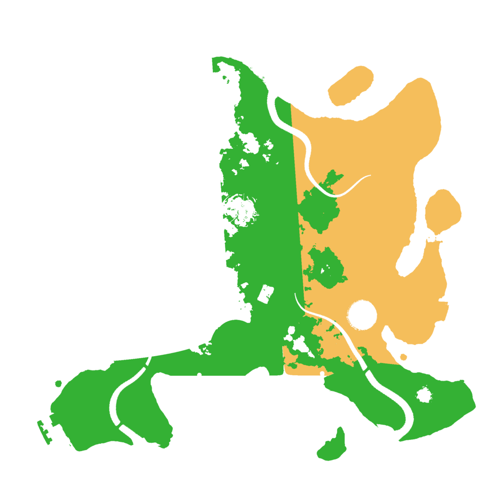 Biome Rust Map: Procedural Map, Size: 3000, Seed: 223073383