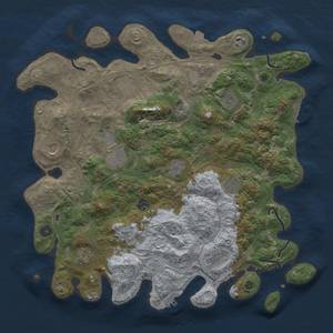 Thumbnail Rust Map: Procedural Map, Size: 4250, Seed: 374115006, 19 Monuments