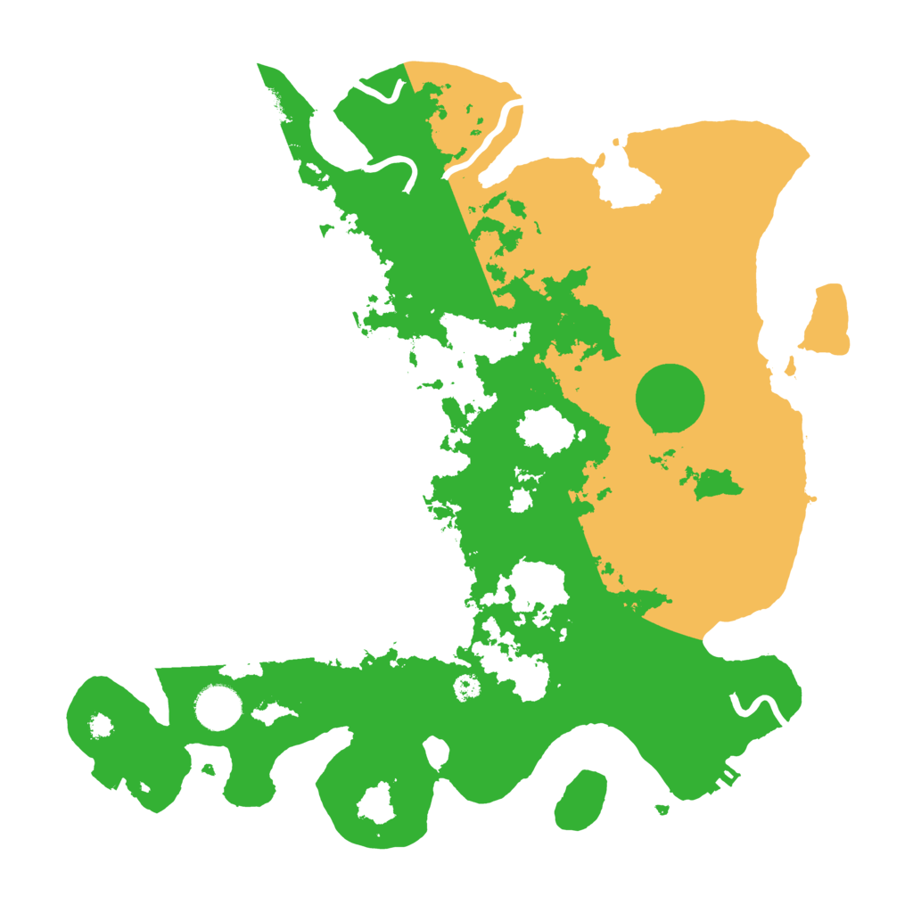 Biome Rust Map: Procedural Map, Size: 3500, Seed: 37148532