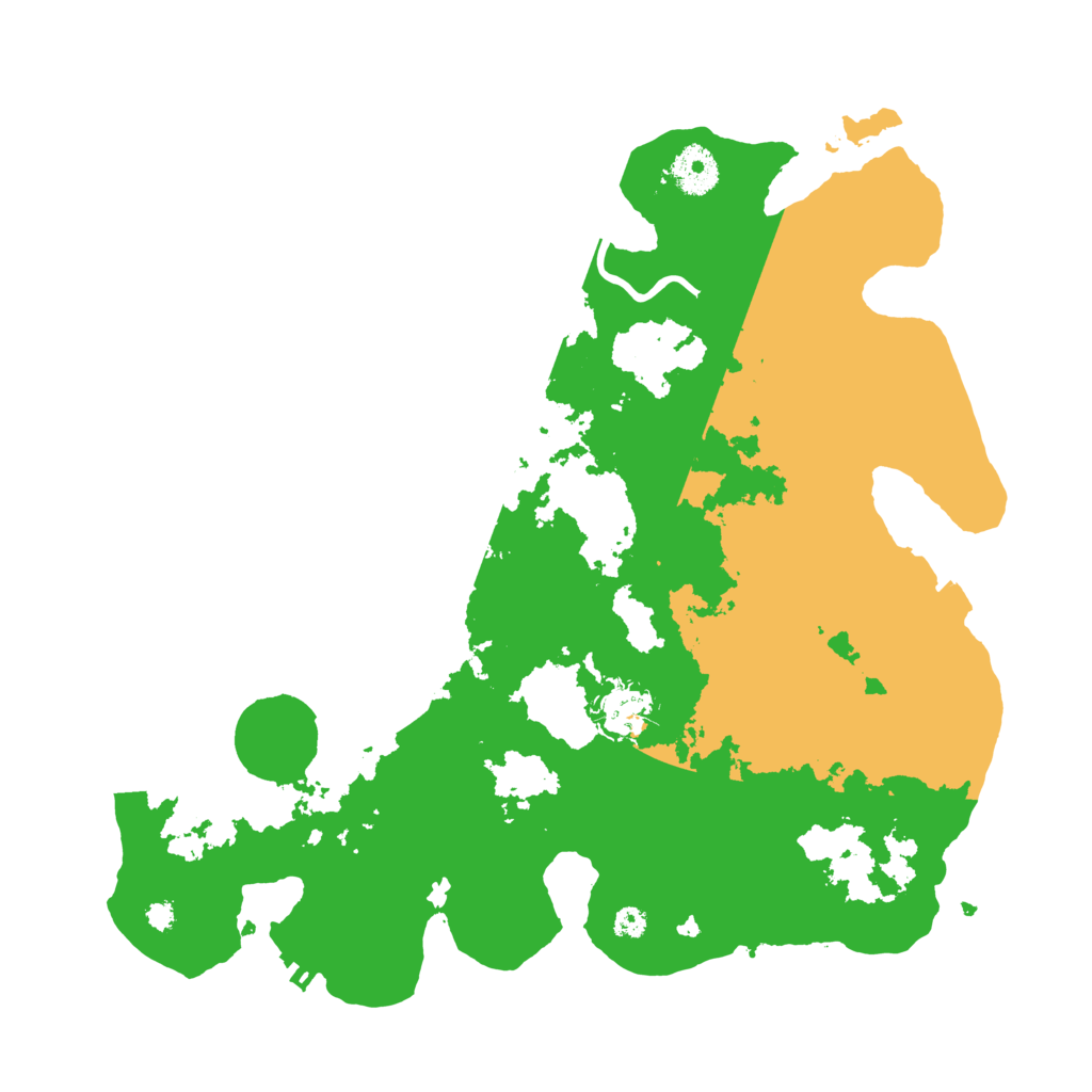 Biome Rust Map: Procedural Map, Size: 3500, Seed: 555866560