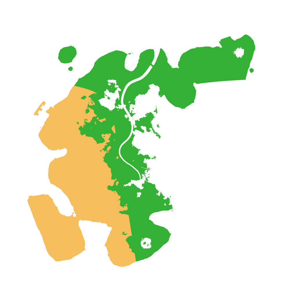 Biome Rust Map: Procedural Map, Size: 2700, Seed: 7771337