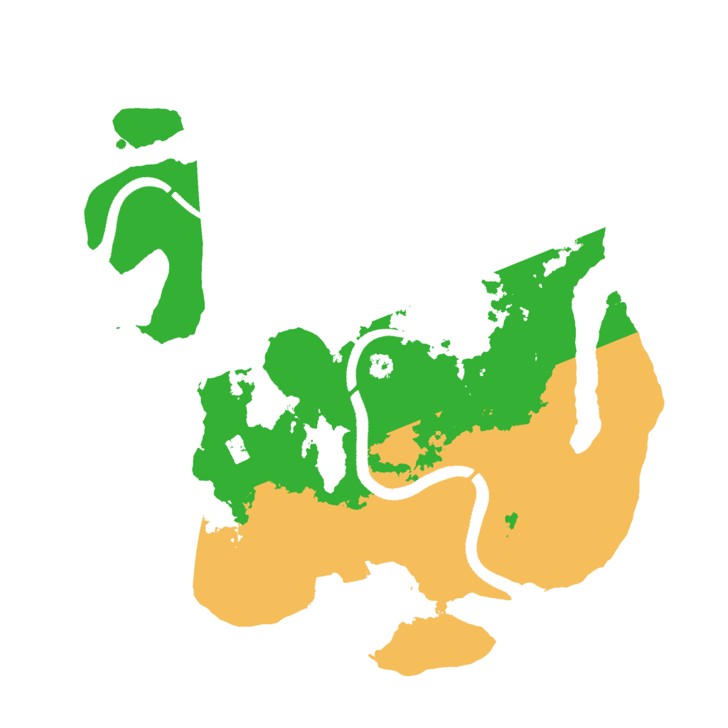 Biome Rust Map: Procedural Map, Size: 3000, Seed: 1841694670