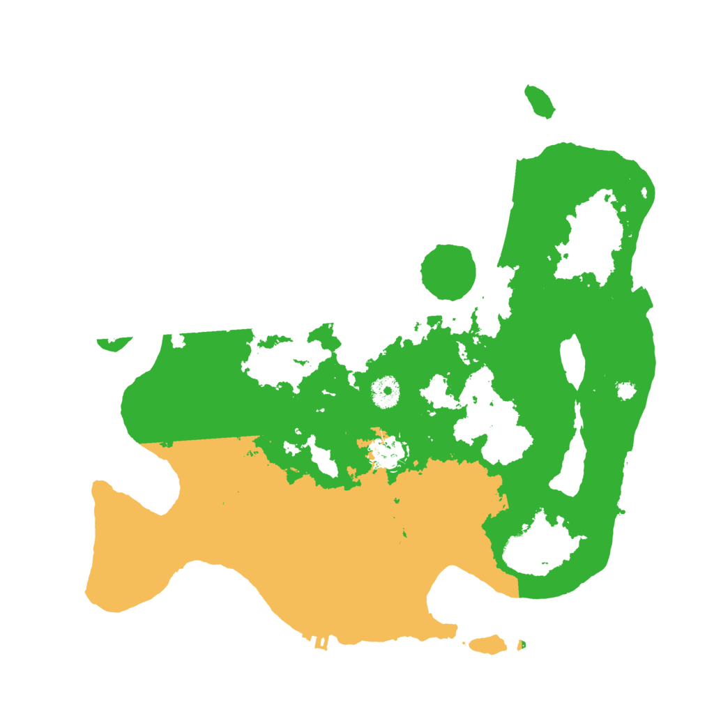 Biome Rust Map: Procedural Map, Size: 3500, Seed: 495970112