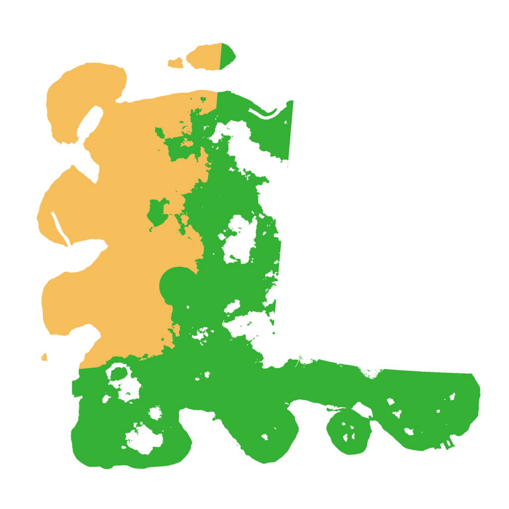 Biome Rust Map: Procedural Map, Size: 3500, Seed: 2710199