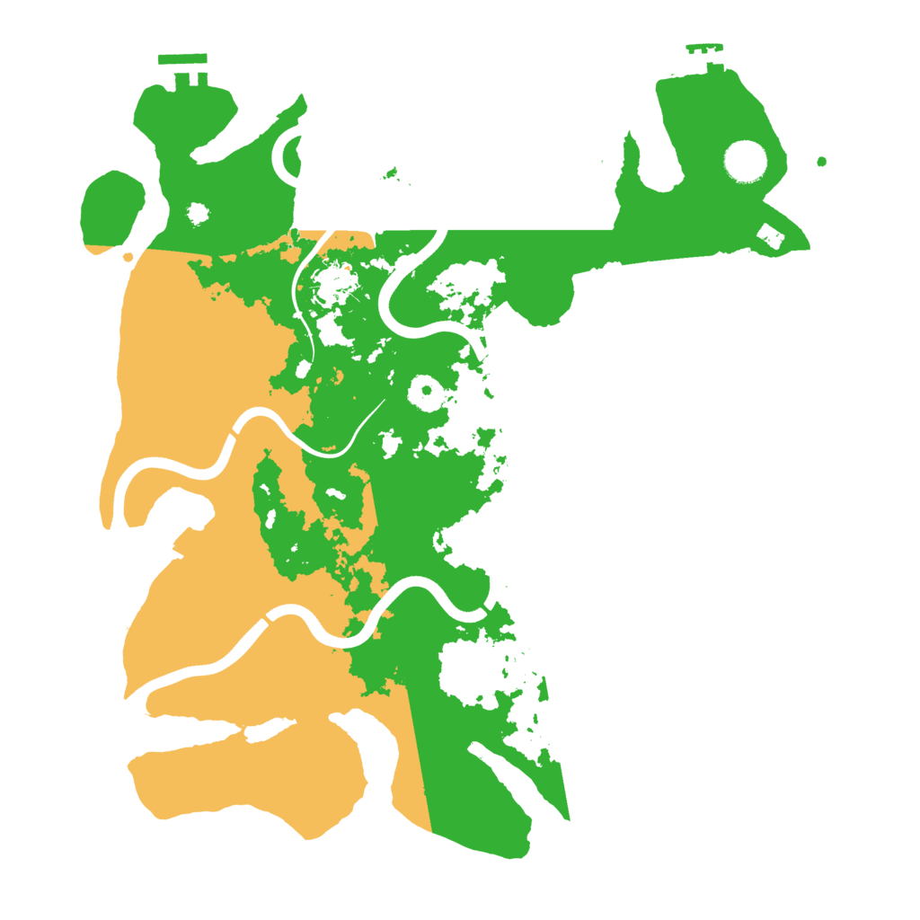 Biome Rust Map: Procedural Map, Size: 3800, Seed: 95905876
