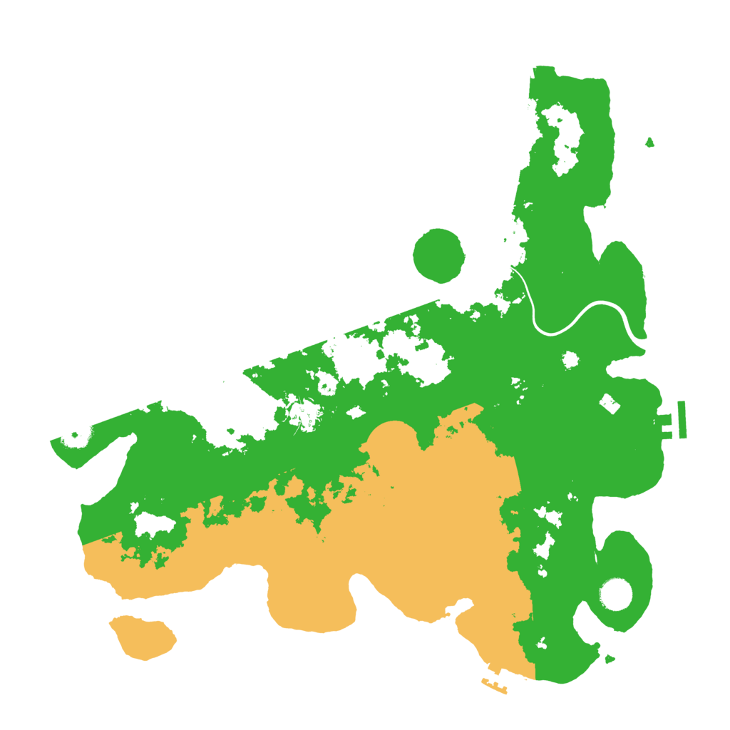 Biome Rust Map: Procedural Map, Size: 3950, Seed: 70482122