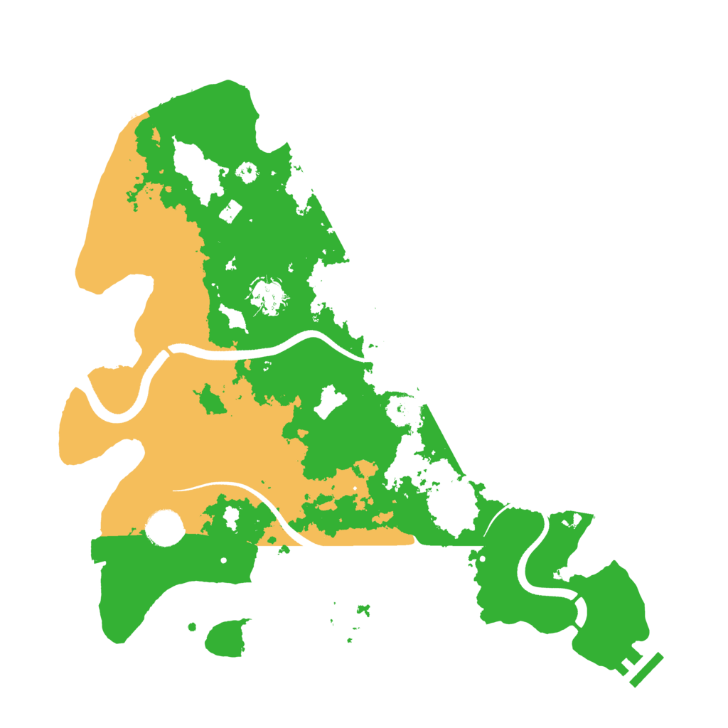 Biome Rust Map: Procedural Map, Size: 3500, Seed: 913852189