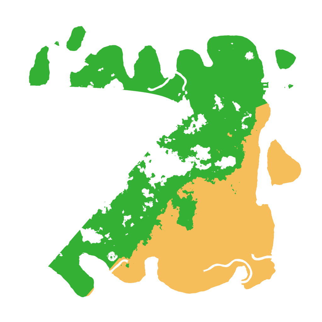 Biome Rust Map: Procedural Map, Size: 3500, Seed: 2086620722