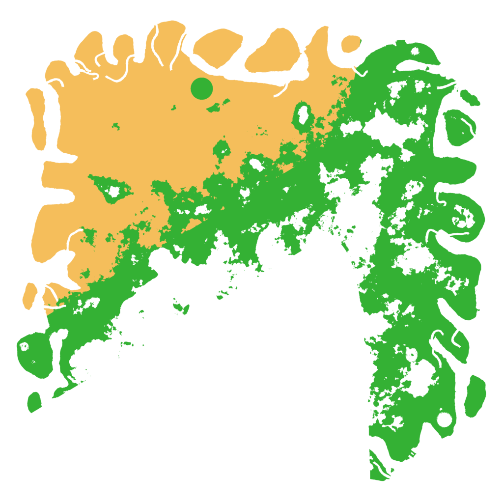 Biome Rust Map: Procedural Map, Size: 6000, Seed: 1125717933