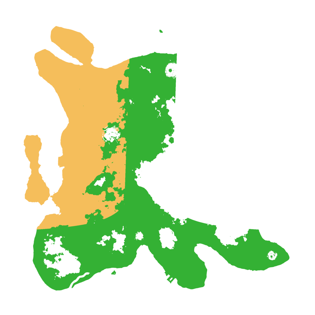 Biome Rust Map: Procedural Map, Size: 3500, Seed: 45647372